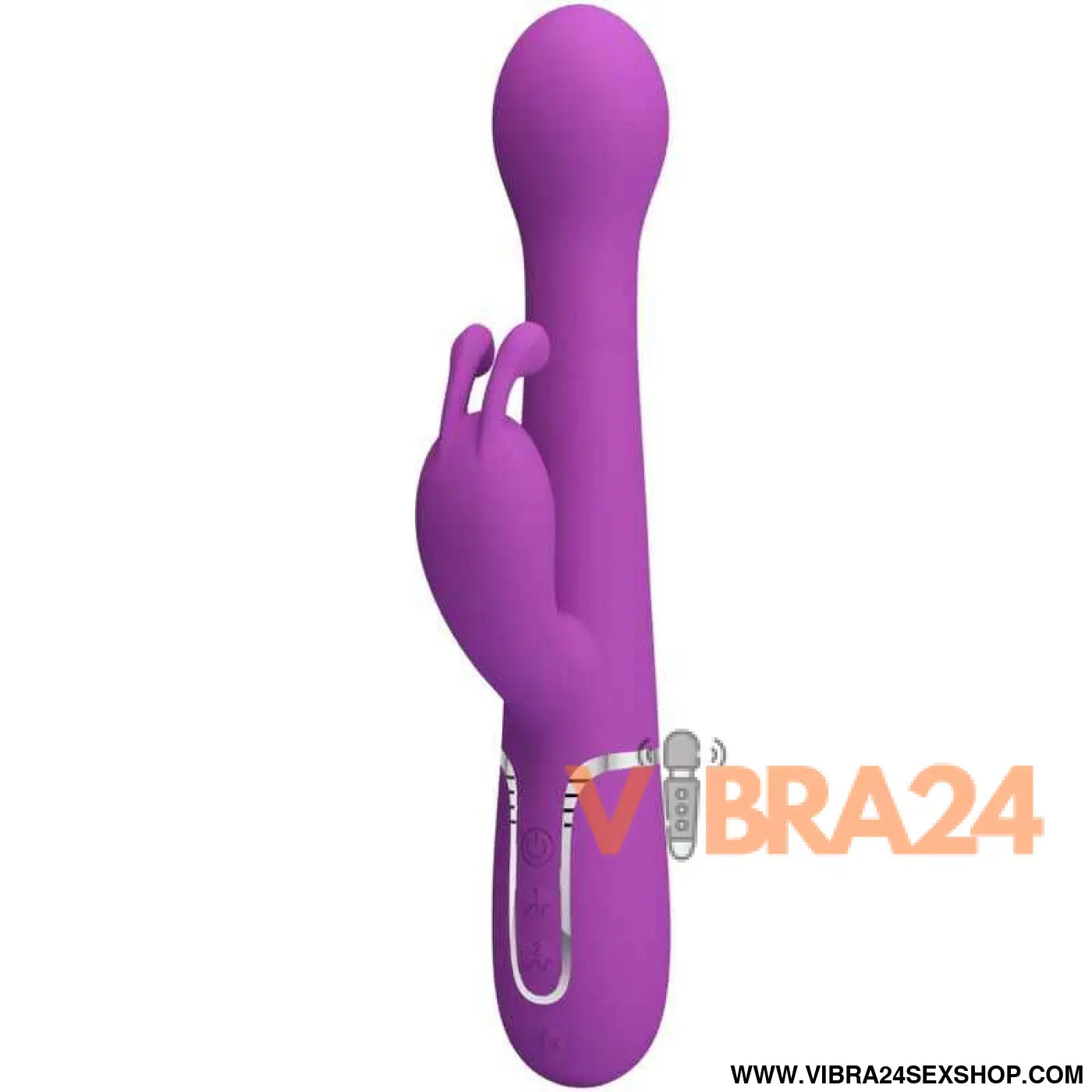 PRETTY LOVE - DEJON 3 EM 1 MULTIFUNCIONAL RABBIT VIBRADOR ROXO