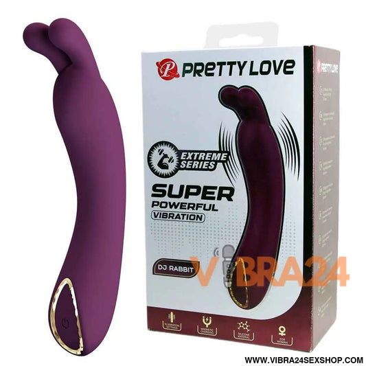 PRETTY LOVE - DJ RABBIT VIBRADOR DE PONTO G ROXO