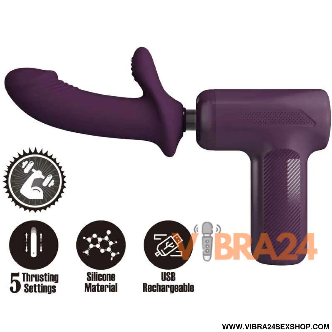 PRETTY LOVE - DJ SCHOLAR MASSAGER 5 CONFIGURAÇÕES ROXO