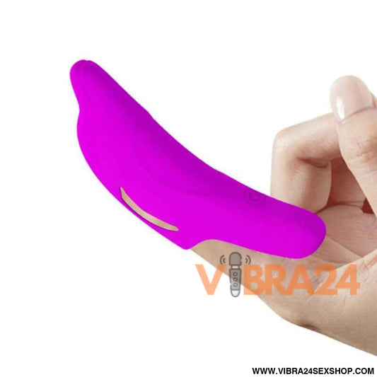 PRETTY LOVE - ESTIMULADOR DE DEDO ROXO DELPHINI PODEROSO