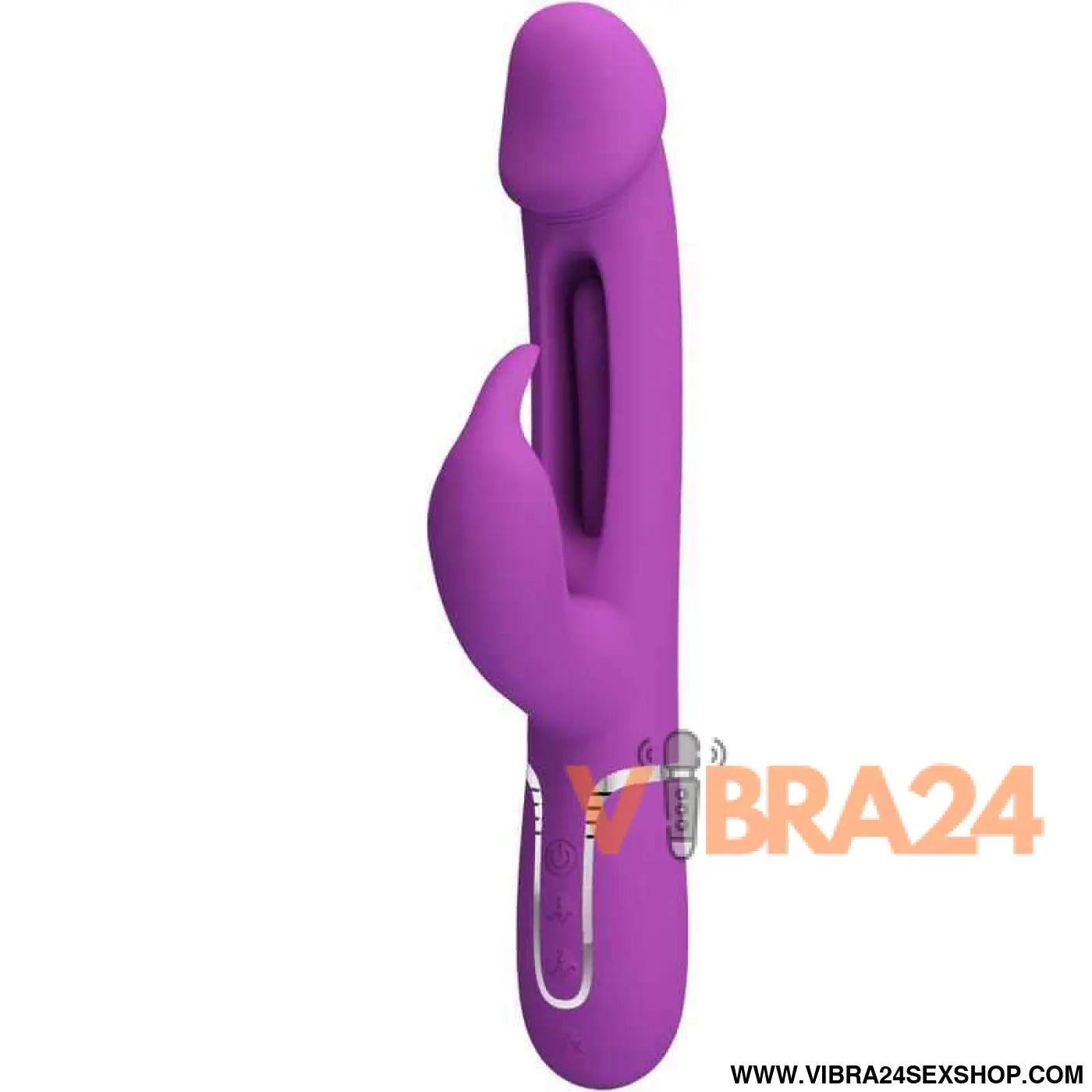 PRETTY LOVE - KAMPAS 3 EM 1 MULTIFUNCIONAL COELHO VIBRADOR ROXO