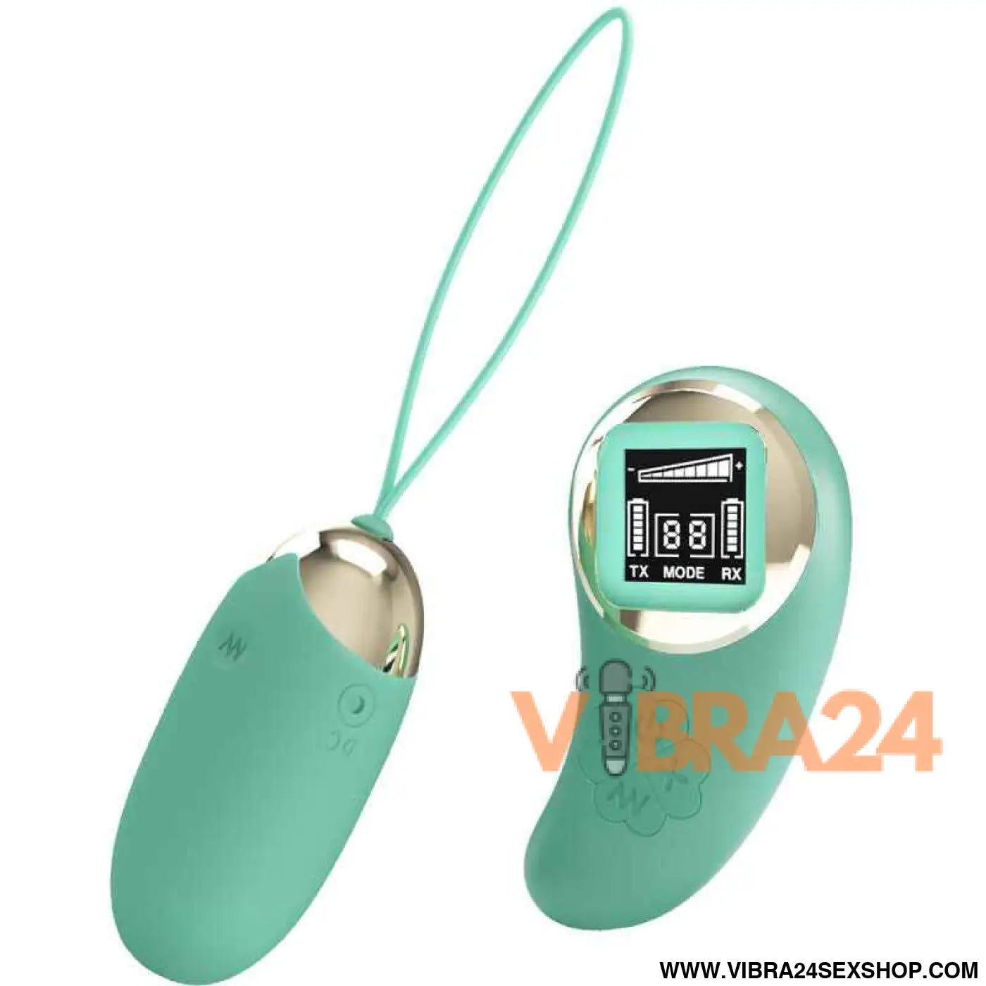 PRETTY LOVE - MINA DE OVOS VIBRANTES CONTROLE REMOTO VERDE