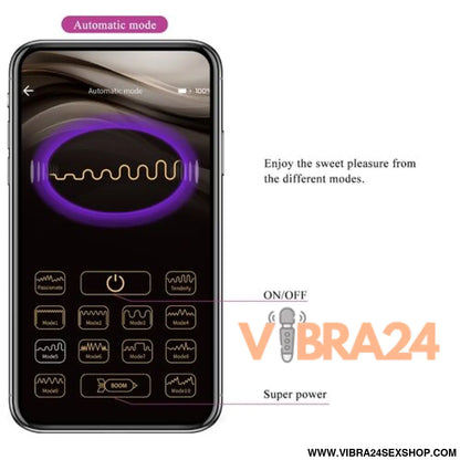 PRETTY LOVE - NYMPH VIBRADOR OVO COM CONTROLE APP LILA - Intensifique Seu Prazer com o Vibrador Ovo Controle App - VIBRA24 SEXSHOP