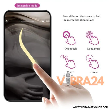 PRETTY LOVE - NYMPH VIBRADOR OVO COM CONTROLE APP LILA - Intensifique Seu Prazer com o Vibrador Ovo Controle App - VIBRA24 SEXSHOP