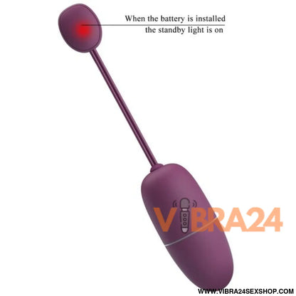 PRETTY LOVE - NYMPH VIBRADOR OVO COM CONTROLE APP LILA - Intensifique Seu Prazer com o Vibrador Ovo Controle App - VIBRA24 SEXSHOP
