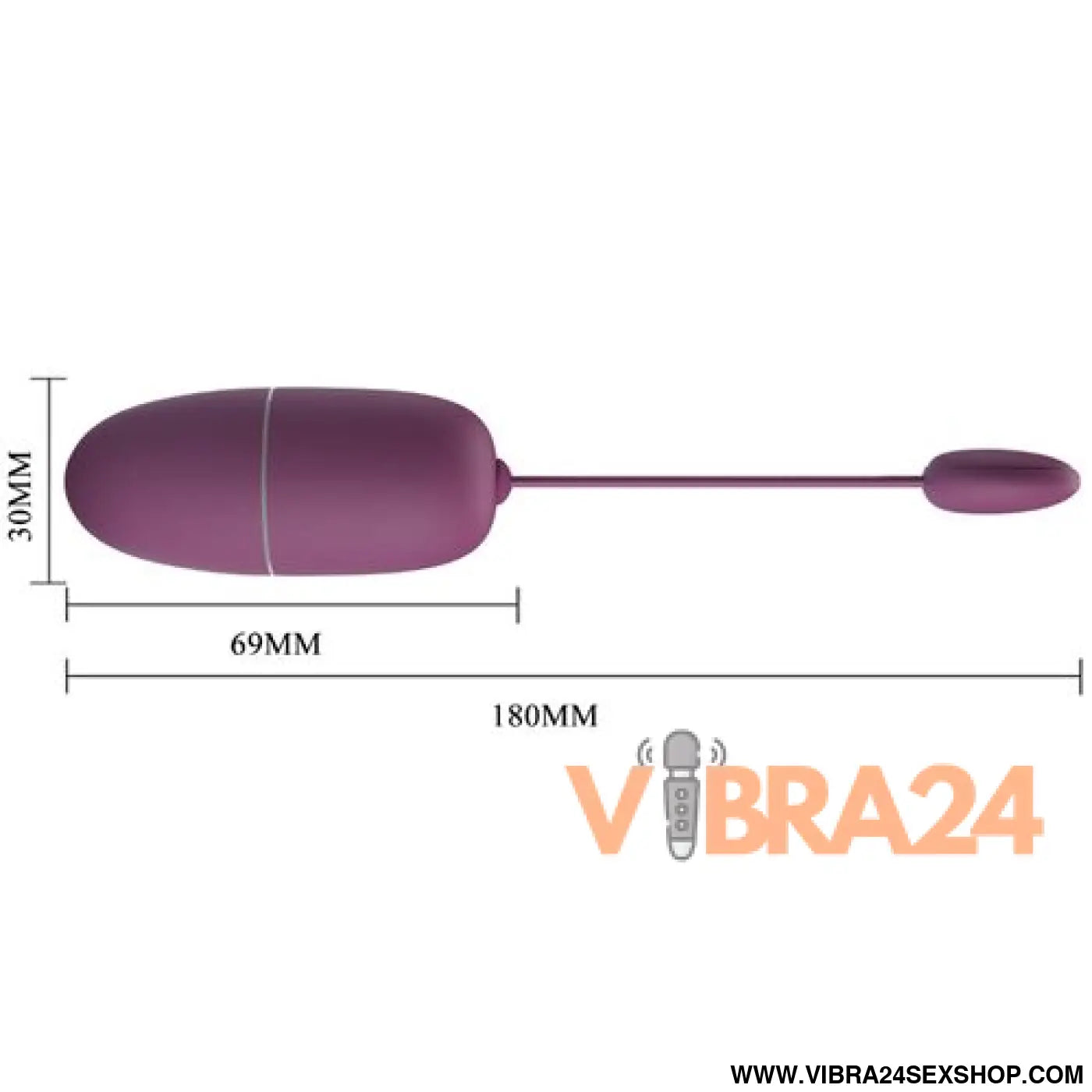 PRETTY LOVE - NYMPH VIBRADOR OVO COM CONTROLE APP LILA - Intensifique Seu Prazer com o Vibrador Ovo Controle App - VIBRA24 SEXSHOP