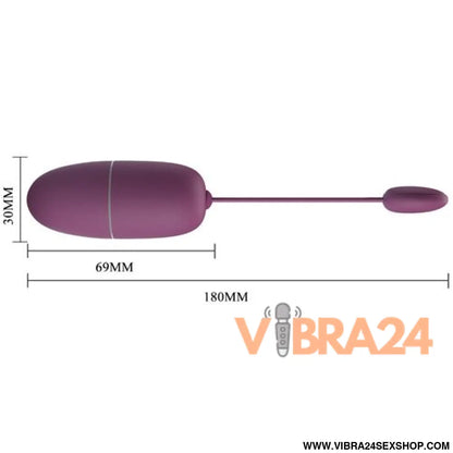 PRETTY LOVE - NYMPH VIBRADOR OVO COM CONTROLE APP LILA - Intensifique Seu Prazer com o Vibrador Ovo Controle App - VIBRA24 SEXSHOP