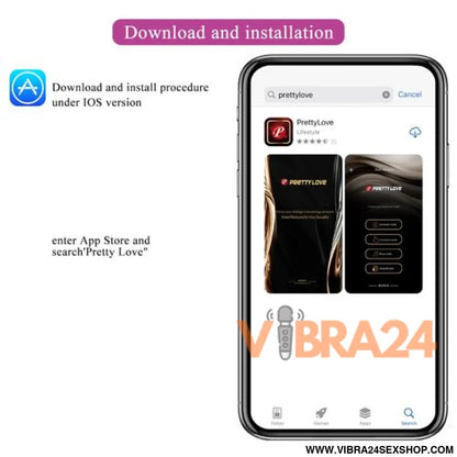 PRETTY LOVE - NYMPH VIBRADOR OVO COM CONTROLE APP LILA - Intensifique Seu Prazer com o Vibrador Ovo Controle App - VIBRA24 SEXSHOP