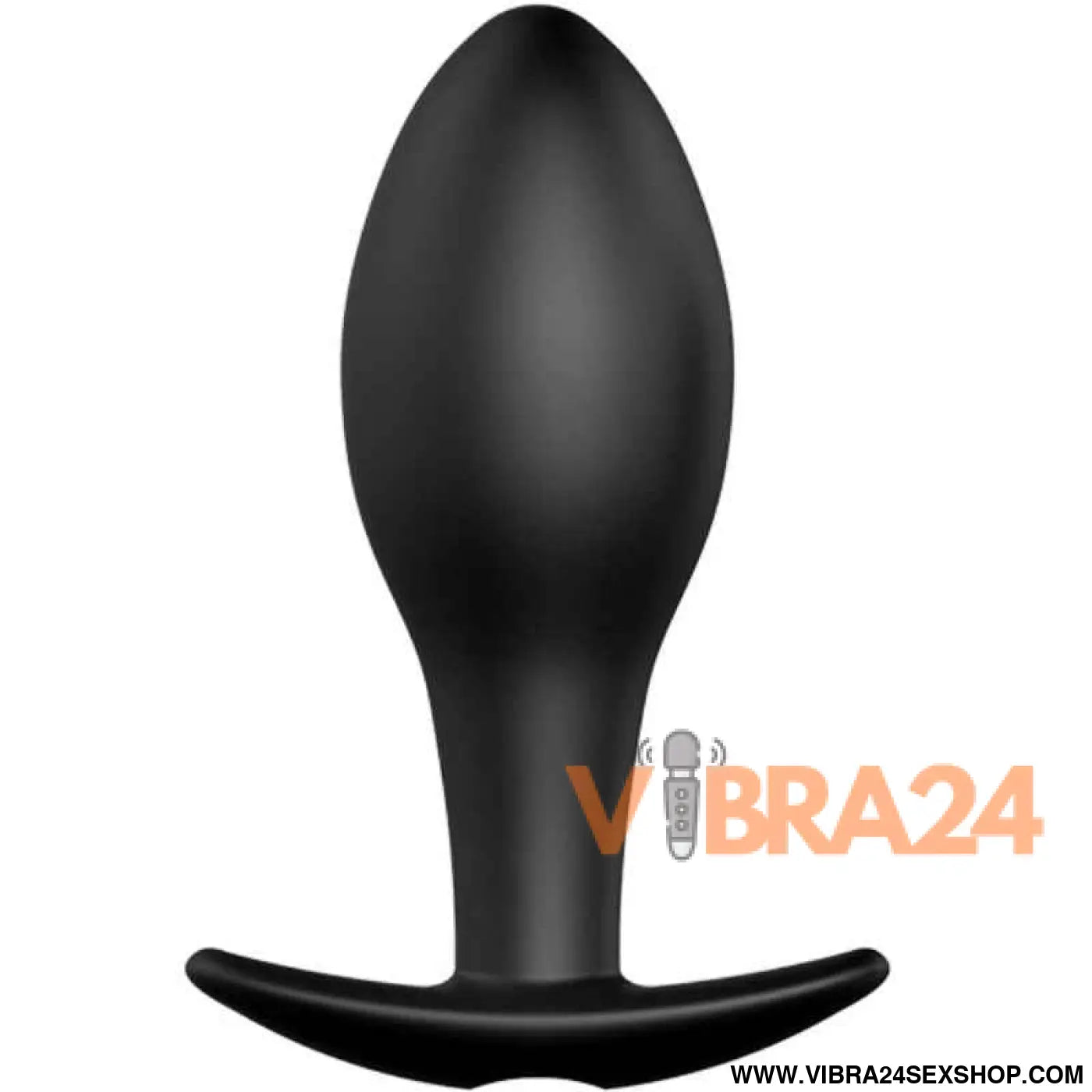 PRETTY LOVE - PLUG ANAL NCORA FORMA SILICONE 12 MODOS DE VIBRAO PRETO