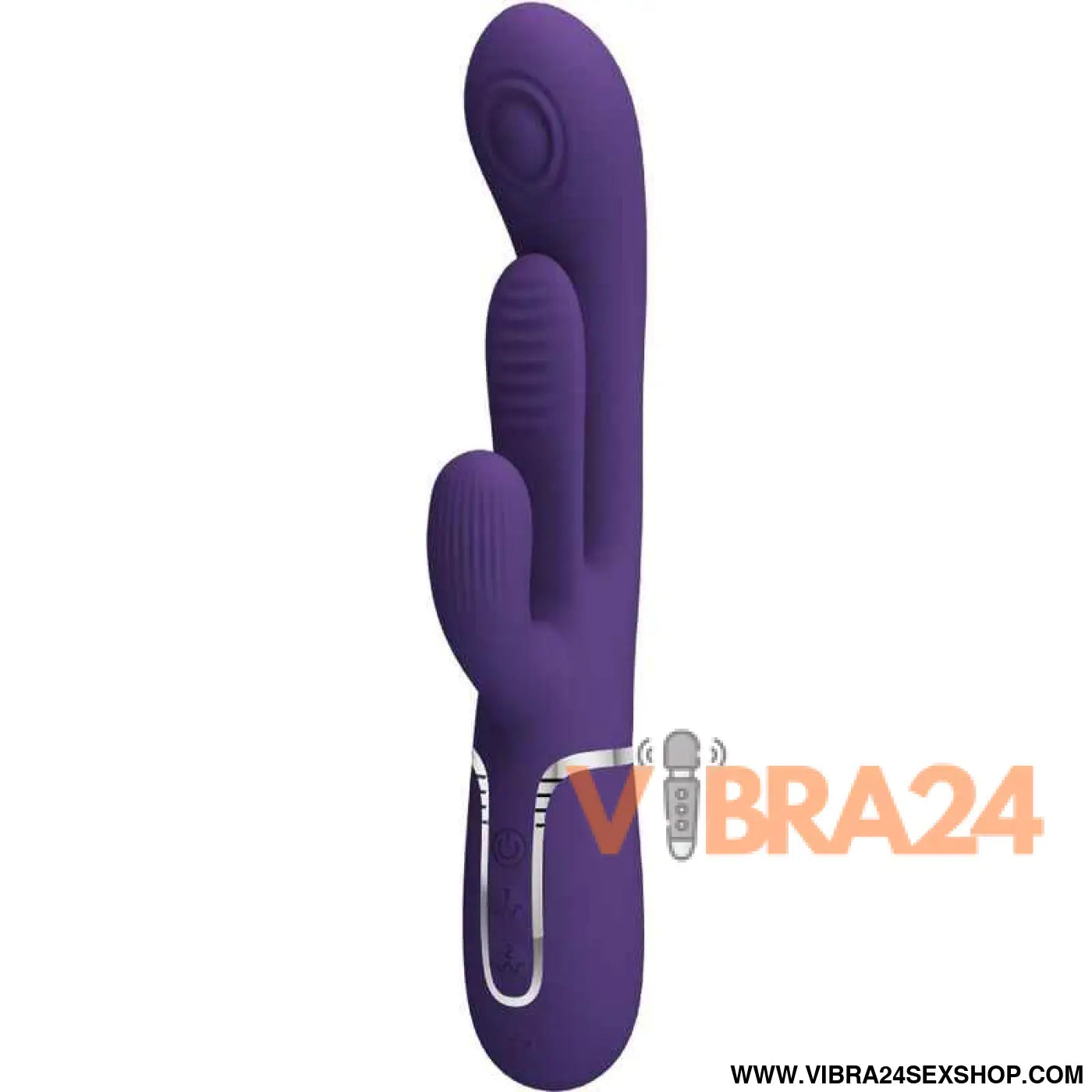 PRETTY LOVE - SHANIA TRIPLE RABBIT VIBRADOR MULTIFUNCIONAL ROXO