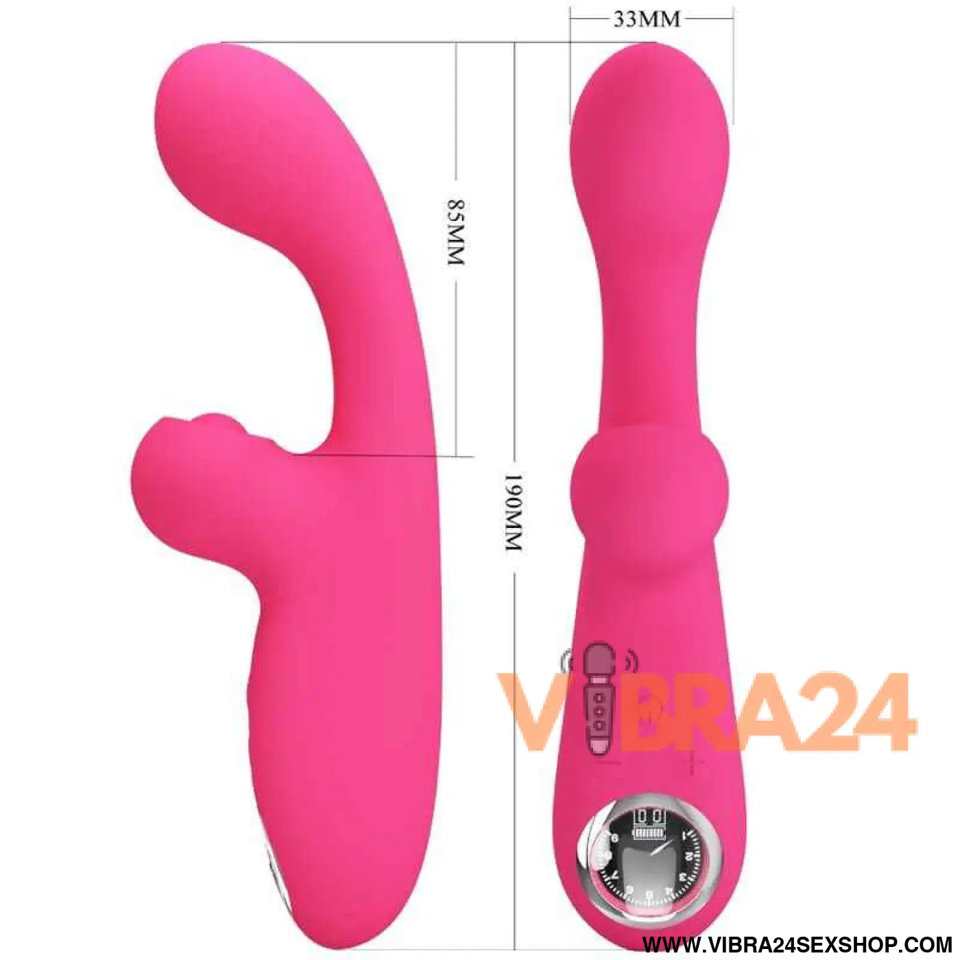 PRETTY LOVE - SKYLAR VIBRADOR ESTIMULADOR ROSA
