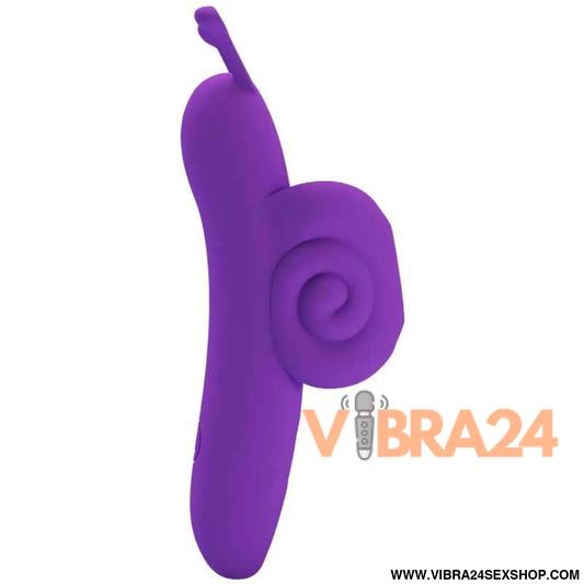 PRETTY LOVE - SNAIL ESTIMULADOR DE DEDO ROXO PODEROSO