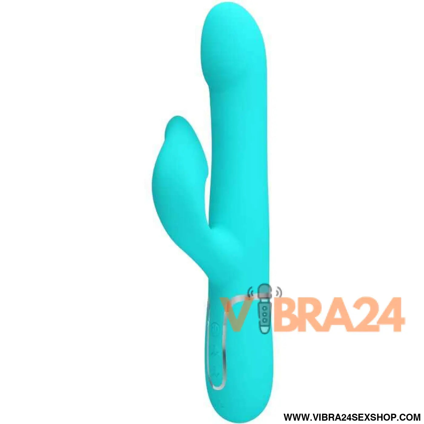 PRETTY LOVE - VIBRADOR COELHO PÉROLAS AQUA VERDE