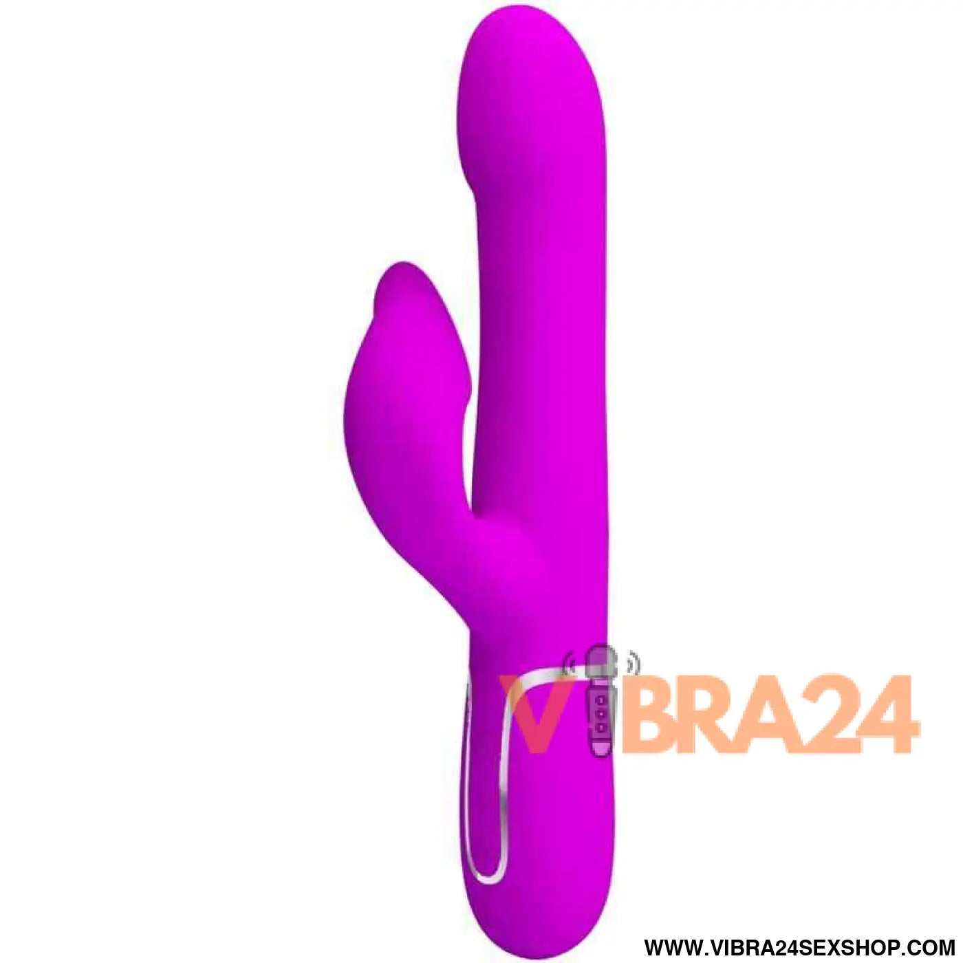 PRETTY LOVE - VIBRADOR COELHO PÉROLAS VIOLETA