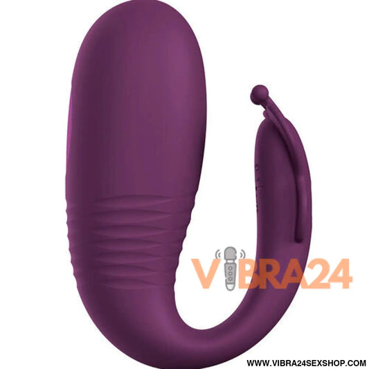 PRETTY LOVE - VIBRADOR DE OVO COM ACIONAMENTO POR APLICATIVO KLAY ROXO