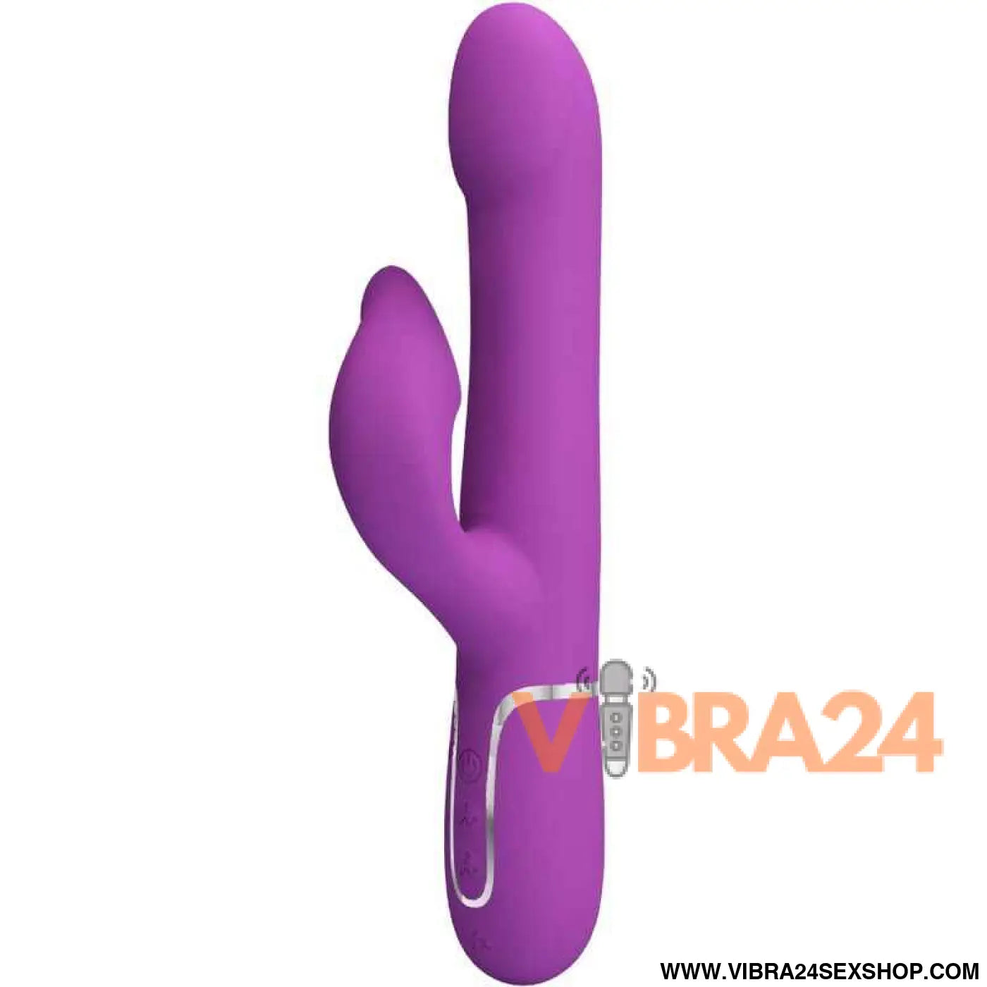 PRETTY LOVE - VIBRADOR E ESTIMULADOR MULTIFUNCIONAL 4 EM 1 ROXO