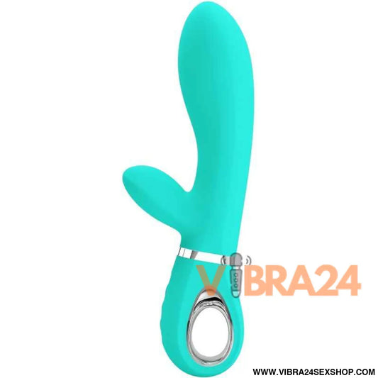 PRETTY LOVE - VIBRADOR MULTIFUNO G-SPOT THOMAS AQUA VERDE