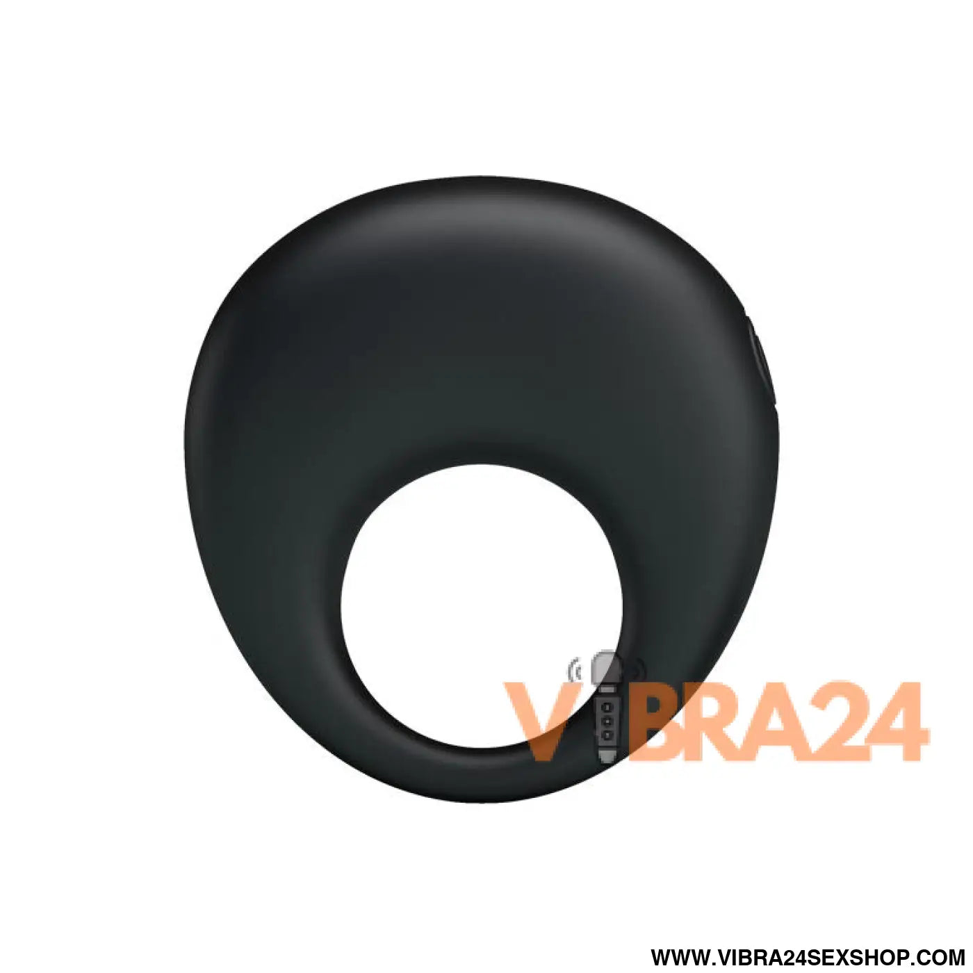 Pretty Love Vibrating Cock Ring Trap Black