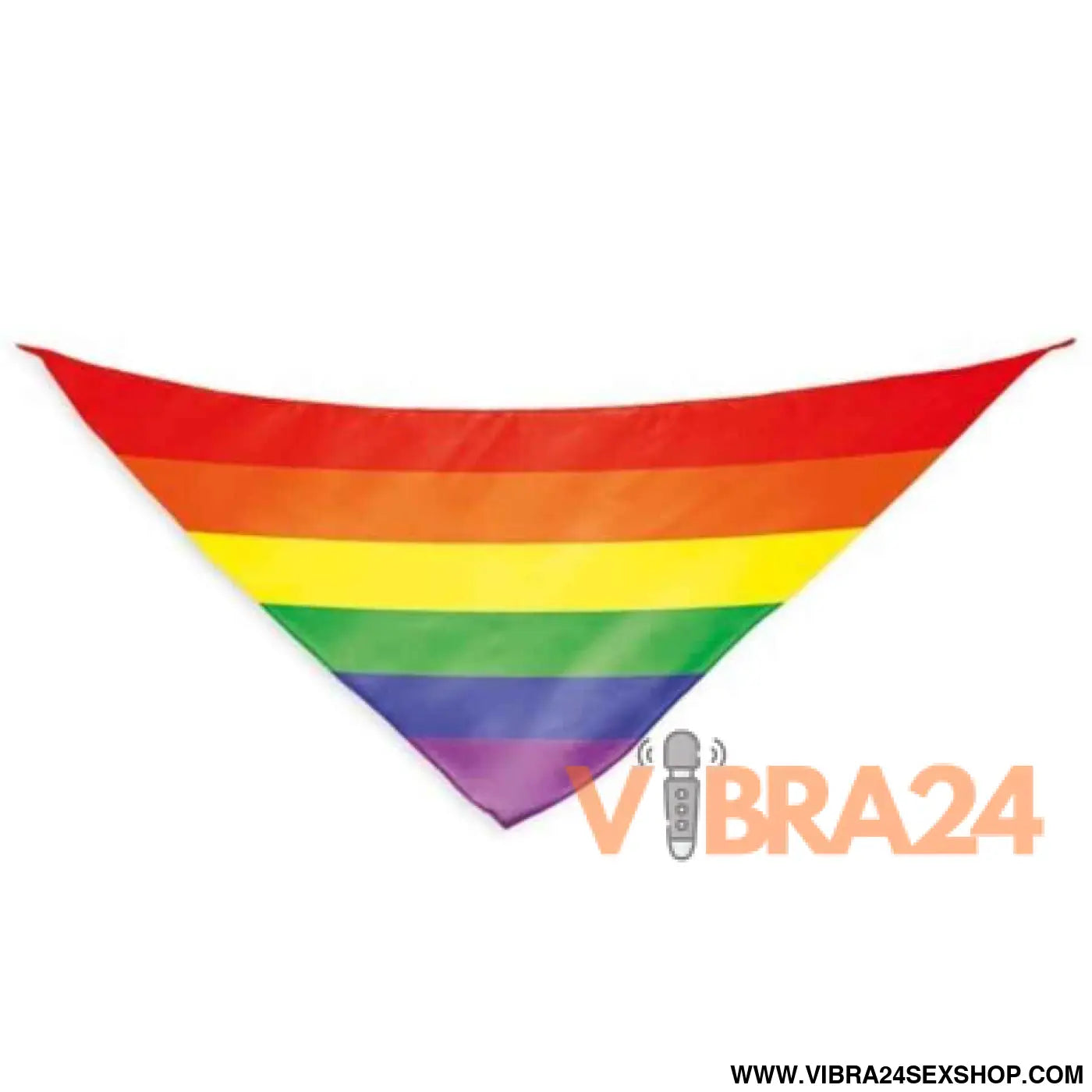 PRIDE - CACHECOL TRIANGULAR DE ALGODÃO COM BANDEIRA DO ARCO-ÍRIS