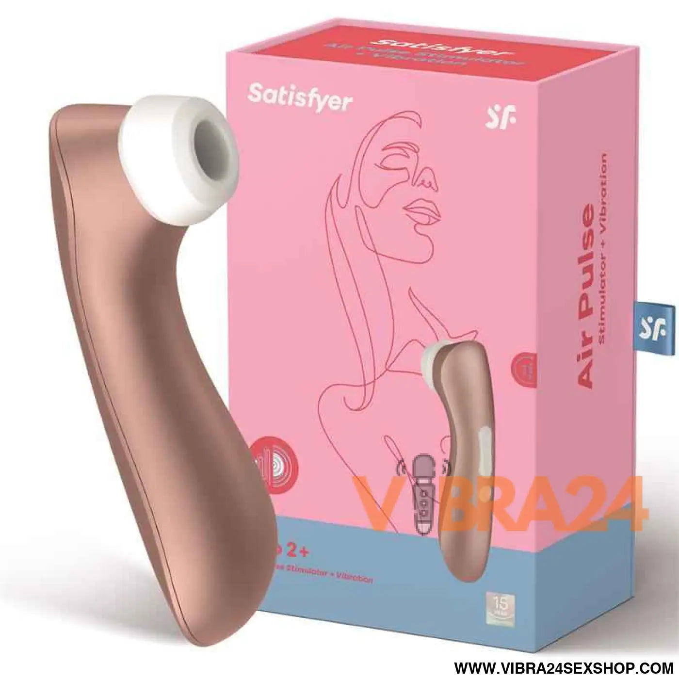 Pro 2+ Clitoris Sucker with Vibration Rose Gold