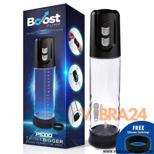 PSX10 Automatic Penis Pump Crystal