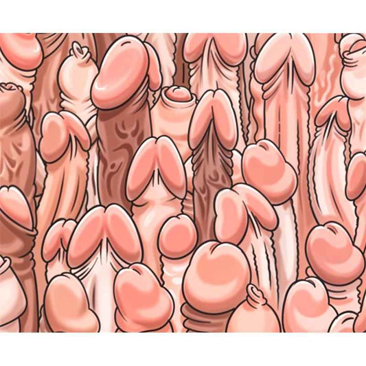 Rectangular Penis PC mat 22 x 18 cm