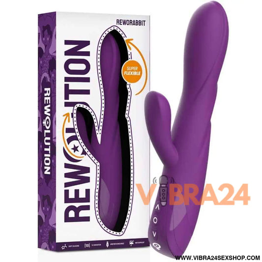 REWOLUTION - VIBRADOR FLEXÍVEL REWORABBIT COM COELHO