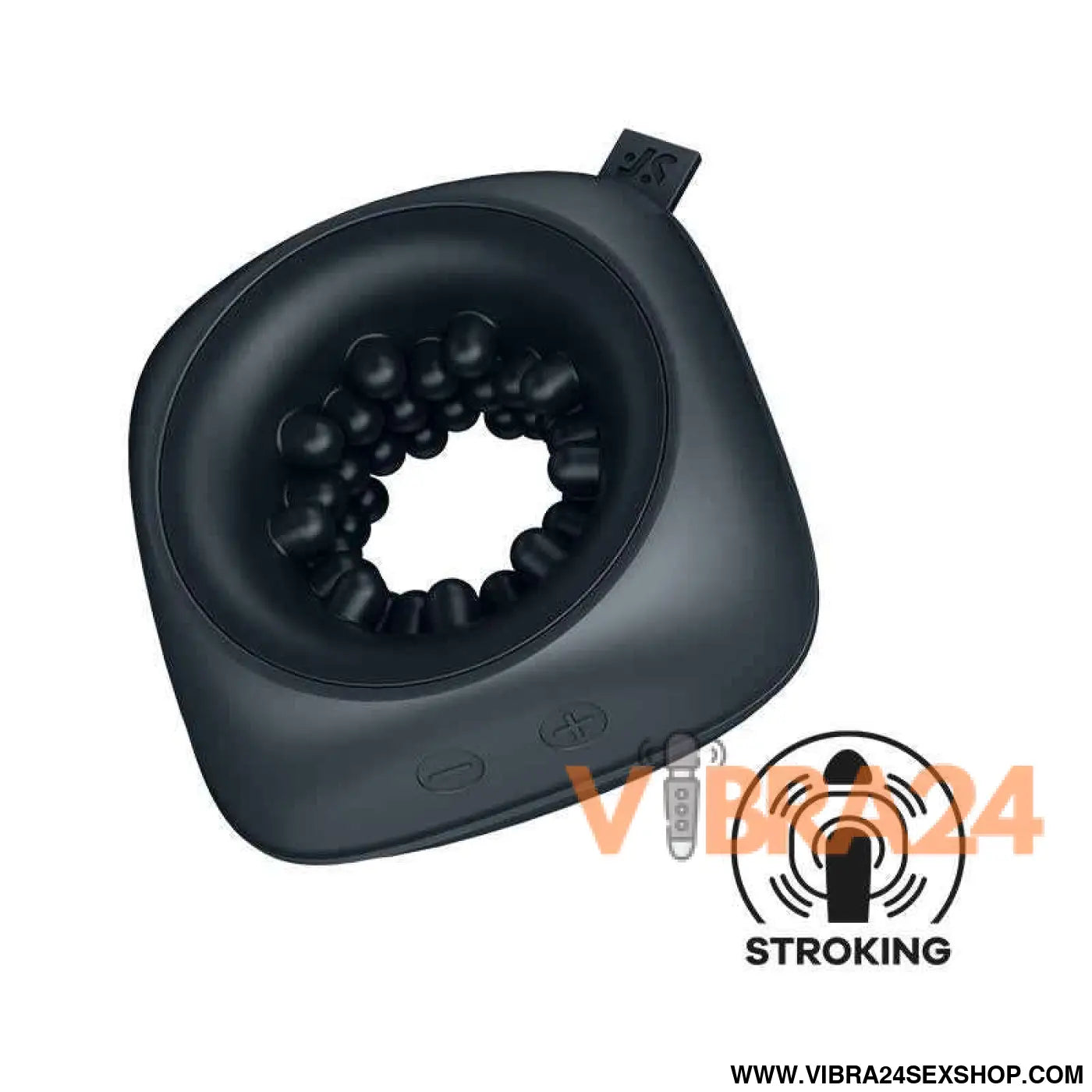 Ring Stroker Pocket Size Masturbator Black