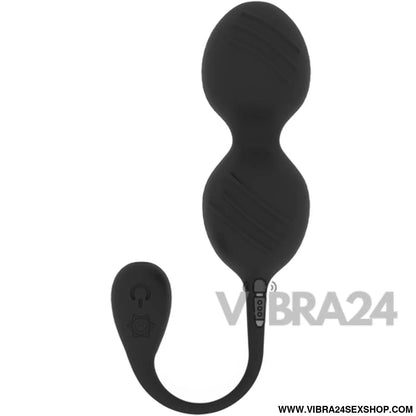 RITHUAL - Bolas de Kegel Vibratórias Recarregáveis Nisha Pretas para Fortalecimento do Assoalho Pélvico - VIBRA24 SEXSHOP