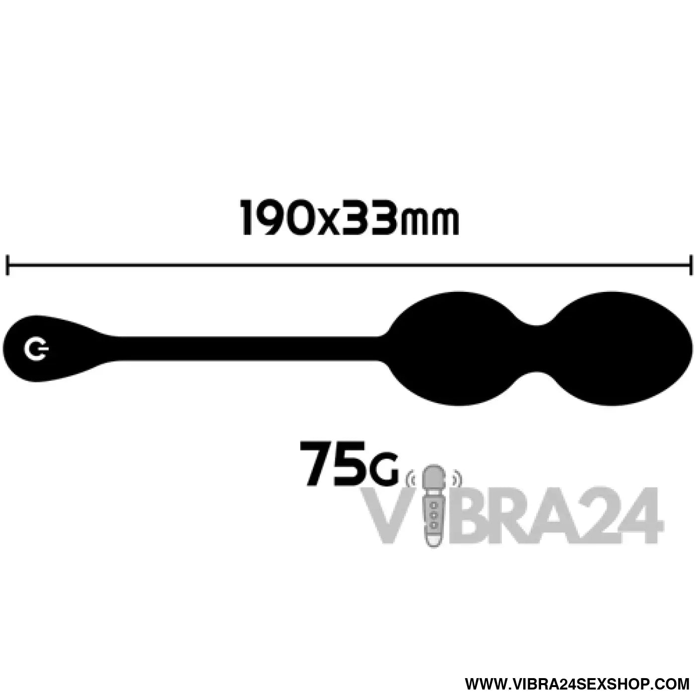 RITHUAL - Bolas de Kegel Vibratórias Recarregáveis Nisha Pretas para Fortalecimento do Assoalho Pélvico - VIBRA24 SEXSHOP