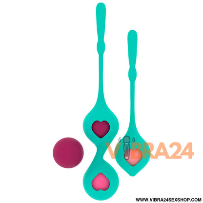 RITHUAL - Conjunto de Treinamento Pélvico Deva Aqua Green para Saúde Íntima - VIBRA24 SEXSHOP