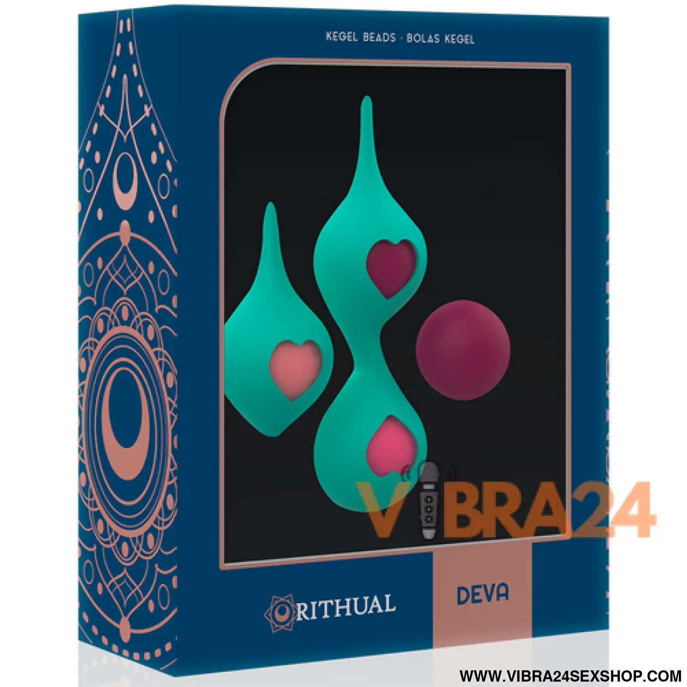 RITHUAL - Conjunto de Treinamento Pélvico Deva Aqua Green para Saúde Íntima - VIBRA24 SEXSHOP