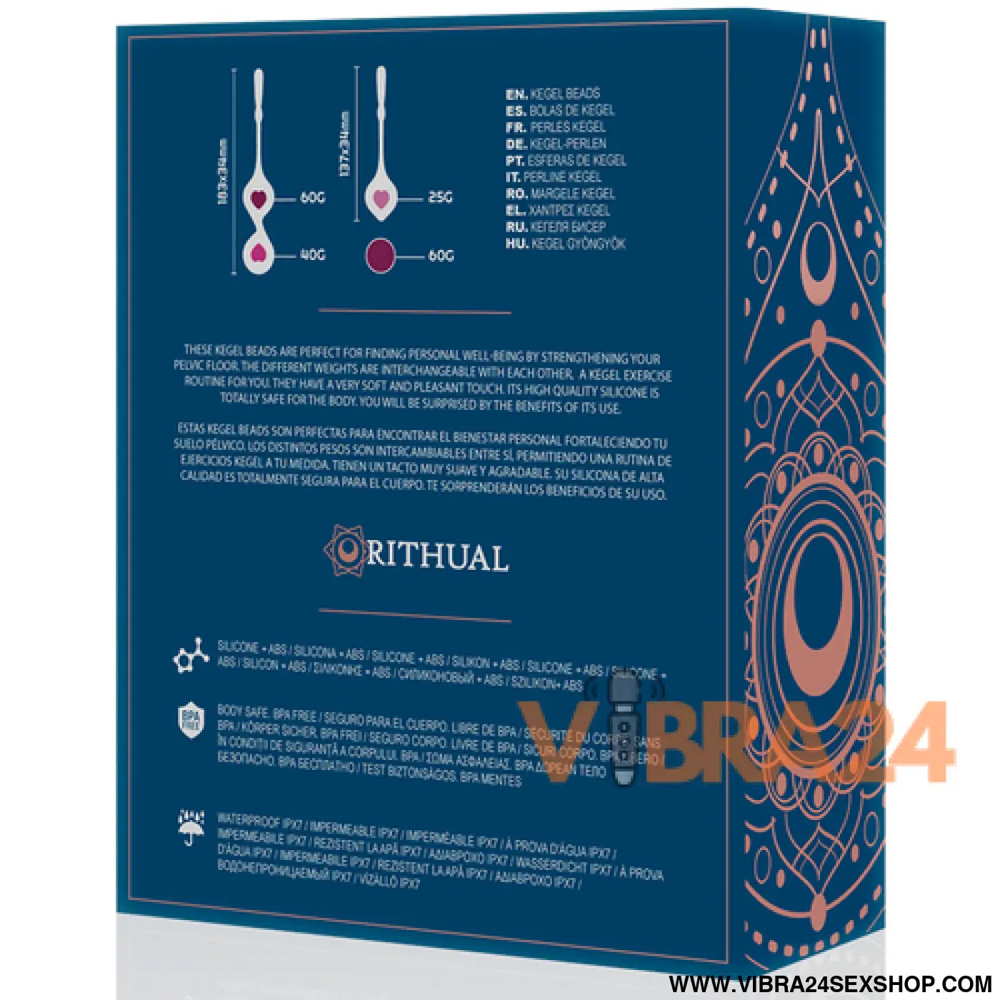 RITHUAL - Conjunto de Treinamento Pélvico Deva Aqua Green para Saúde Íntima - VIBRA24 SEXSHOP