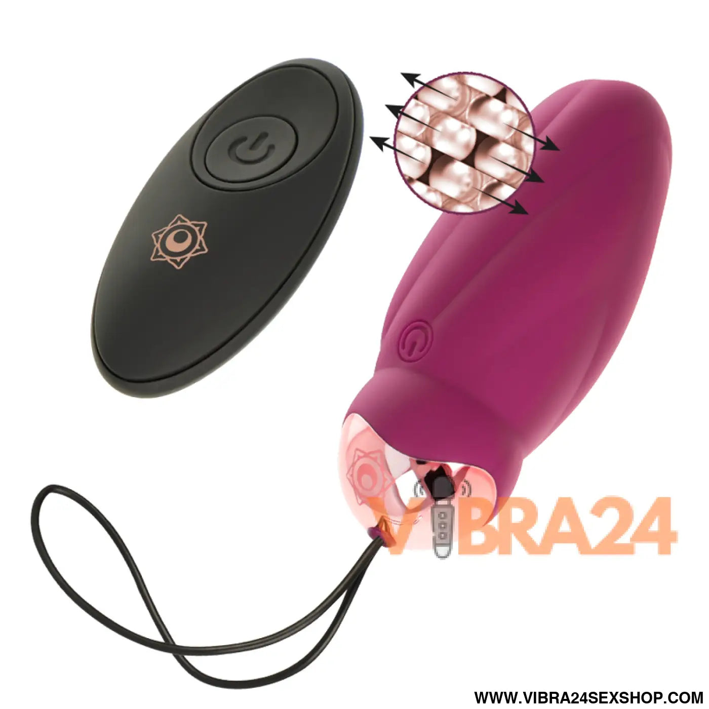 RITHUAL - SITA OVO DE CONTROLE REMOTO ROTAO CONTA + VIBRAO