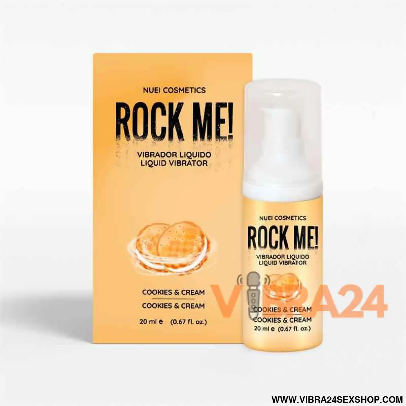 Rock Me! Liquid Vibrator Cookies and Cream 20 ml