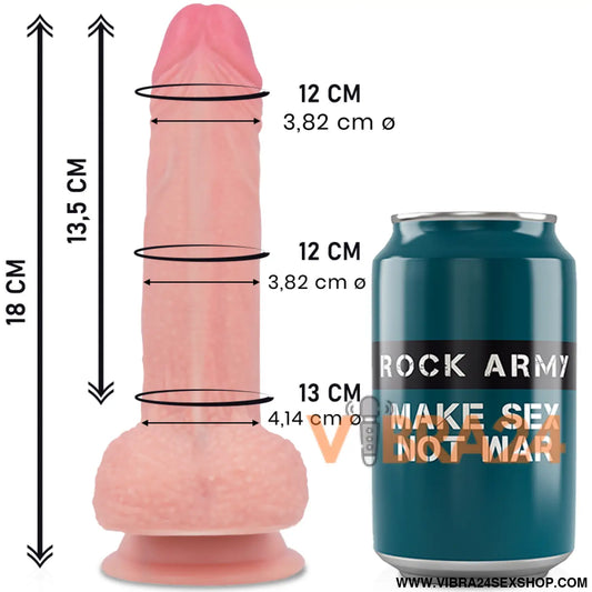 ROCKARMY - LIQUID SILICONE PREMIUM MUSTANG REALISTIC 18 CM -O- 4.14