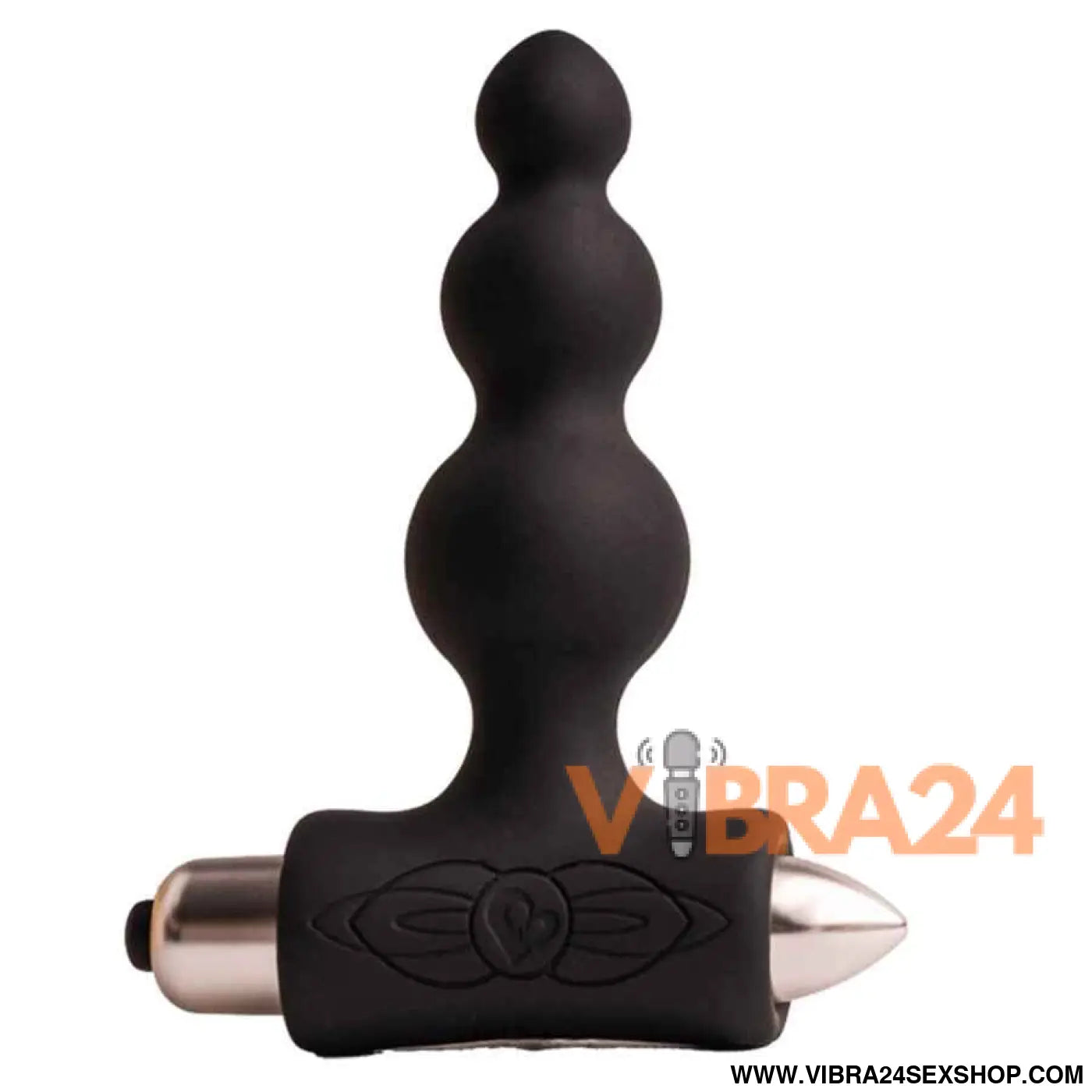 ROCKS-OFF - PETITE SENSATIONS BUBBLES PLUG ANAL VIBRADOR PRETO