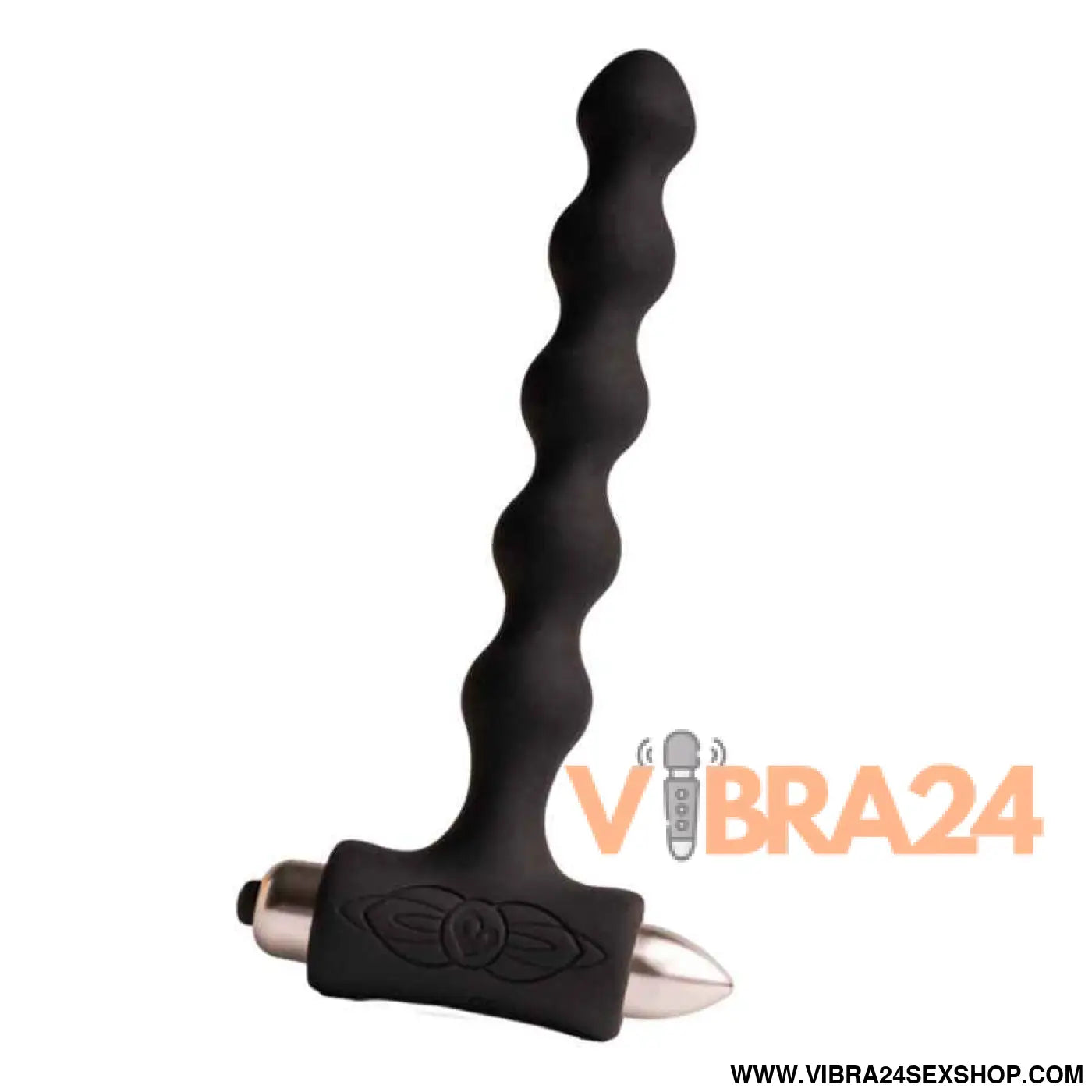 ROCKS-OFF - PETITE SENSATIONS PEARLS PLUG ANAL VIBRADOR PRETO