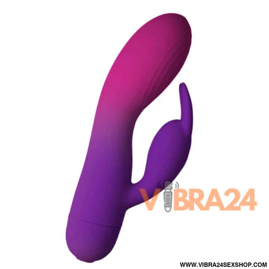 ROCKS-OFF - VIBRADOR GLO-GIRL PURPLE RABBIT
