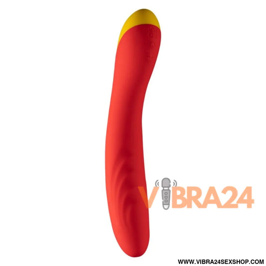 ROMP - HYPE VIBRADOR MULTIFUNCIONAL PARA PONTO G VERMELHO