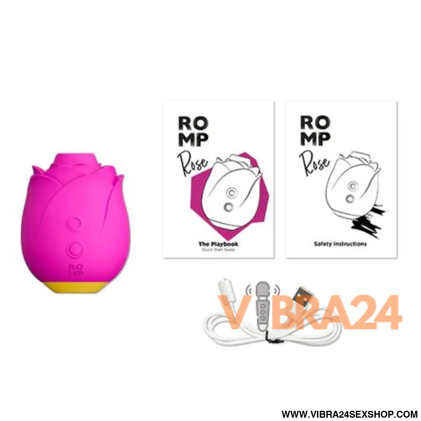 ROMP - ROSE 2.0 APARELHO DE SUCÇÃO CLITORIAL EM FORMATO DE ROSA