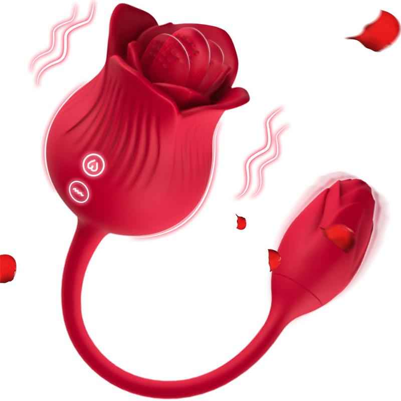 Rose with Licking and Vibrating egg USB