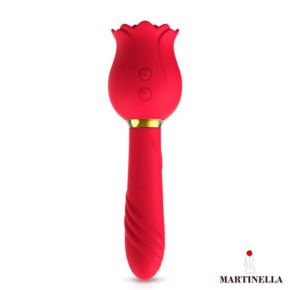 Martinella – Rose: Estimulador 2 em 1 com Sucção e Vibração para Prazer Completo e Sofisticado