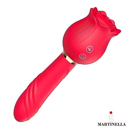 Martinella – Rose: Estimulador 2 em 1 com Sucção e Vibração para Prazer Completo e Sofisticado
