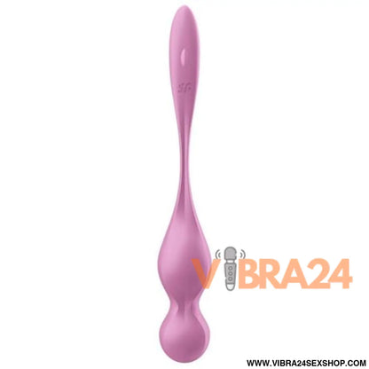 Satisfyer Bolas de Kegel Vibratórias Love Birds Rosa para Fortalecer e Prazer - VIBRA24 SEXSHOP