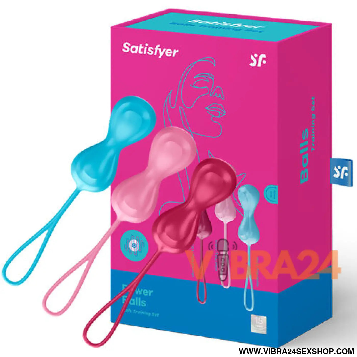 Satisfyer Conjunto de Treino Love Balls para Treino - Fortaleça sua Intimidade - VIBRA24 SEXSHOP