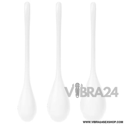 Satisfyer - Conjunto de Treino Yoni Power 1 Branco para Treino Yoni Satisfyer - VIBRA24 SEXSHOP