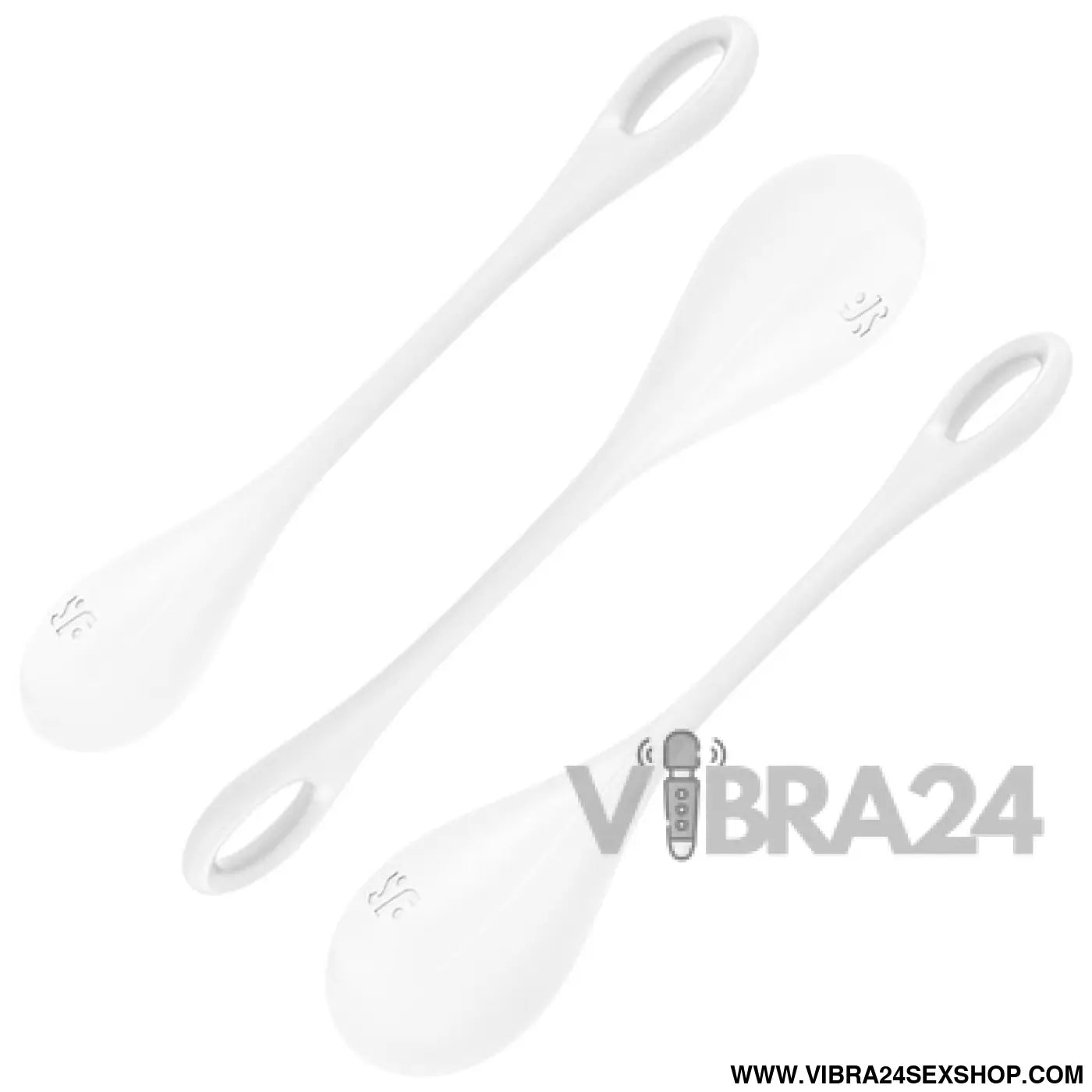 Satisfyer - Conjunto de Treino Yoni Power 1 Branco para Treino Yoni Satisfyer - VIBRA24 SEXSHOP