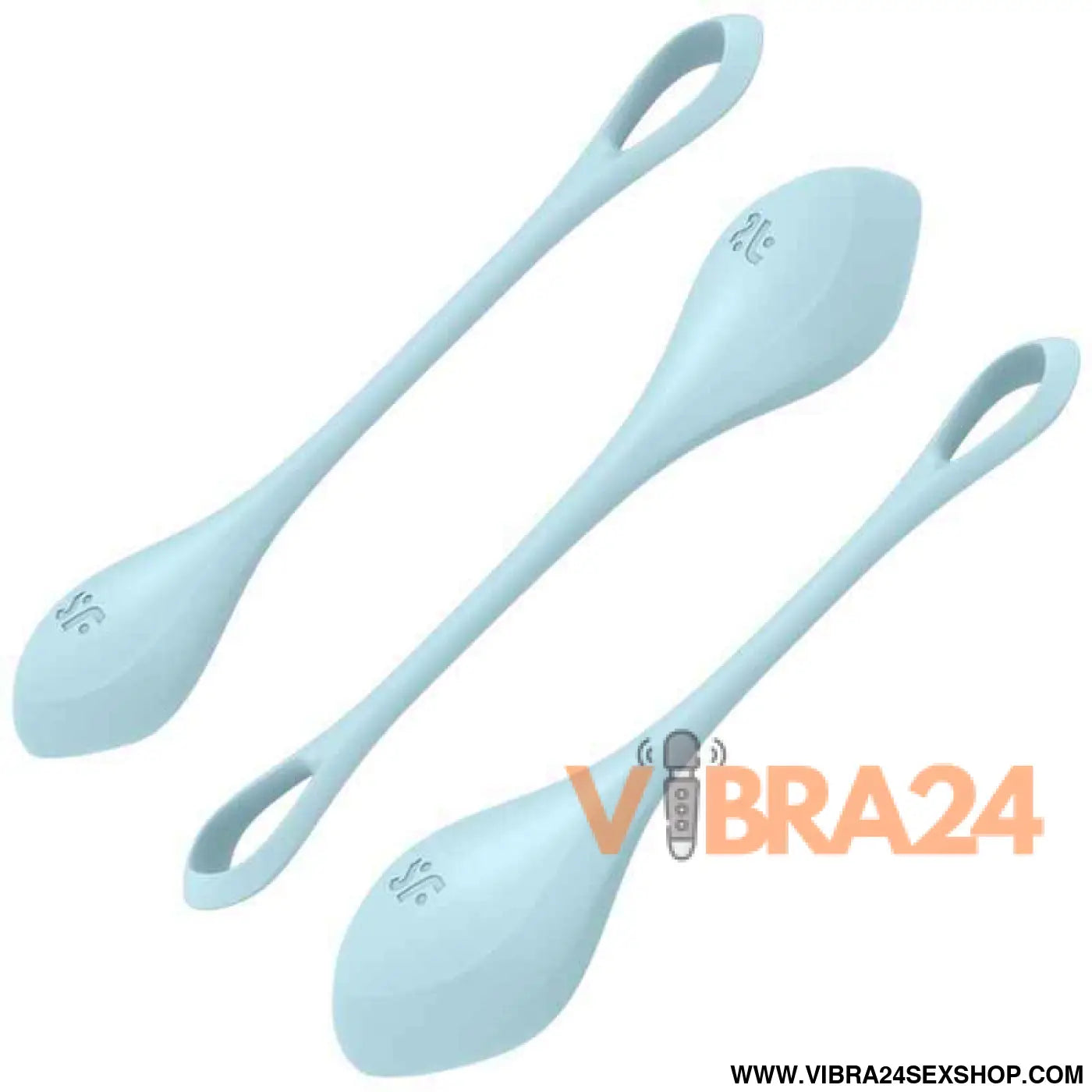 Satisfyer - Conjunto de Treino Yoni Power 2 Azul para Treino Yoni Satisfyer - VIBRA24 SEXSHOP
