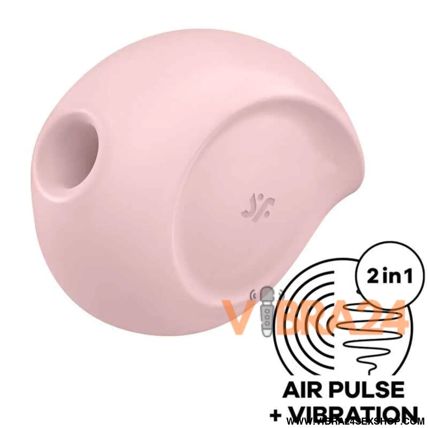 SATISFYER - ESTIMULADOR DE PULSO DE AR SUGAR RUSH E VIBRADOR ROSA - VIBRA24 SEXSHOP